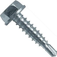 Винт самосверлящий по металлу 4,8x20 мм, SD 02 Fasty P15048203AMS, углеродистая сталь с покрытием MagniSilver