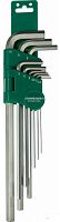 Комплект шестигранных ключей (1,5-10 мм) EXTRA LONG Jonnesway H02SM109SL, 9 штук