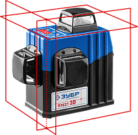 Нивелир лазерный 20/70 м ЗУБР Крест 3D 34908
