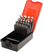 Набор зенковок 4,3-25 мм, 17 шт HSS-G, DIN 335C Ruko 102155RO, 90°