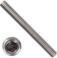 Винт установочный с засверленным концом М12х10 DIN 916 (ISO 4029), нержавеющая сталь А2