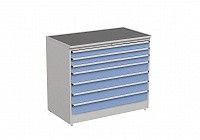Тумба с выдвижными ящиками высота 1100 мм нагрузка на ящик 75 кг 130/110, Treston 61507044