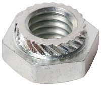 Гайка шестигранная запрессовочная  М10x1,9 артикул 88106, нержавеющая сталь A1