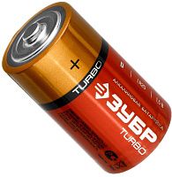 Изображение товара Батарейка щелочная тип D 1,5 В ЗУБР Turbo 59217-2C, 2 шт