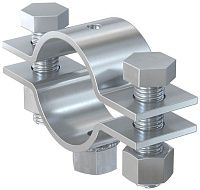 Хомут трубный фиксированный FFPC Fischer, оцинкованная сталь