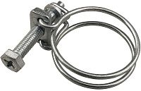 Хомут проволочный 65-70 мм, оцинкованная сталь W1, 10 шт