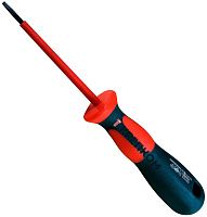 Отвёртка шлицевая диэлектрическая SL2.5х75 мм Jonnesway DV13S275