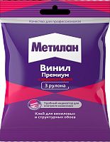 Клей обойный с индикатором Метилан Винил Премиум 1430091, пакетик 100 гр