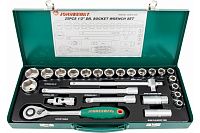Набор торцевых головок 1/2"DR, диаметр 10-32 мм Jonnesway S04H4125S, 25 штук