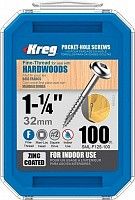Набор саморезов (шурупов) 100 шт Kreg 1-1/4" (32 мм) SML-F125-100-INT