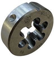 Плашка М22х1,5 мм 9ХС Волжский Инструмент 3704096, левая метрическая резьба