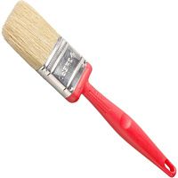 Изображение товара Кисть плоская 50 мм с быстросъемной головкой и пластиковой ручкой БСГ-50 ЗУБР 4-01050-050, натуральная щетина