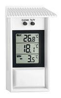 Электронный термометр 81 x 31 x 132 mm с максимальным и минимальным показателем температуры TFA-Dostmann