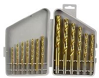 Набор сверл по металлу 3-10 мм P6M5 TiN №64 Волжский Инструмент 2201055, 13 шт