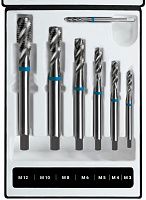 Изображение товара Набор резьбонарезной M3-M12, HSS-G, DIN 371/376 Ruko 245058RK, 7 предметов, метрическая резьба