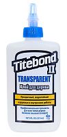 Клей столярный влагостойкий Titebond II Transparent Premium Wood Glue, 237 мл