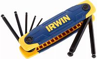 Набор складных шестигранных ключей (2-8 мм) с шариком IRWIN T10769, 7 штук
