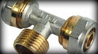 Изображение товара ТРОЙНИК ОБЖИМ NTM 26х1/2"х26 наружный