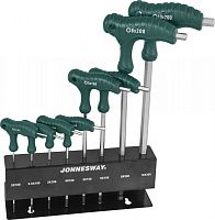 Комплект шестигранных двусторонних ключей (2-10 мм) с шаром Jonnesway H10MB08S, 8 штук Комплект шестигранных двусторонних ключей (2-10 мм) с шаром Jonnesway H10MB08S, 8 штук