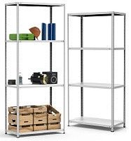 Изображение товара Стеллаж металлический до 145 кг, 4 полки Металл-завод СТФ 1054-2,5 2500х1000х500 мм