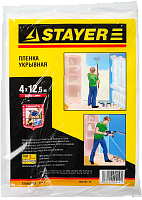 Пленка защитная укрывочная 4х12,5 м 7 мкм Standart Stayer 1225-07-12, полиэтилен