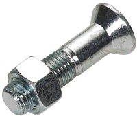 Изображение товара Винт с потайной головкой и прямым шлицем М24х90 DIN 7969, оцинкованная сталь