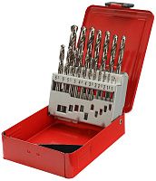 Набор сверл по металлу 1-10 мм HSS-G 118° DIN 338 Pro H-Tools 214214PRO, 19 шт 