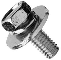 Болт шестигранный М6х1х16 мм с шайбами SK-8732