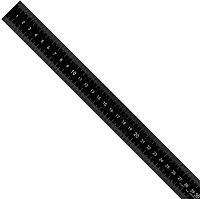 Линейка 1000х31х1 мм, шкала 1 мм BlackCoat Kinex 1023-02-100, сталь