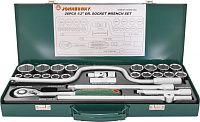 Набор торцевых головок 1/2"DR, диаметр 12-34 мм Jonnesway S04H4726S, 26 штук