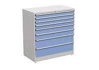 Тумба с выдвижными ящиками высота 1400 мм нагрузка на ящик 75 кг 130/140, Treston 61807003