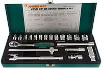 Набор торцевых головок 3/8"DR, диаметр 6-23 мм Jonnesway S04H3120S, 20 штук