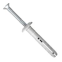 Дюбель-гвоздь 6х30 с грибовидным бортиком Fischer N-P 514869, оцинкованная сталь
