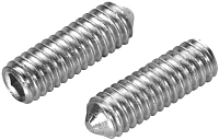 Винт установочный с конусным концом М4х5 DIN 914 (ISO 4027), нержавеющая сталь А1