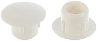 Заглушка на отверстие D8 Европартнер, белая, 12000 шт