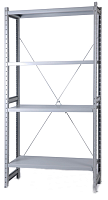 Стеллаж металлический до 125 кг, 4 полки Металл-завод СК 1034 (2060)