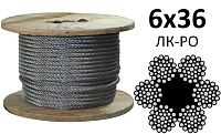 Канат стальной 8,1 мм ГОСТ 7668-80 6х36