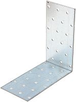 Уголок крепежный 120х120х50 мм, оцинкованная сталь