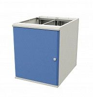 Тумба с дверцей, высота 660 мм, серия 55/66 Treston 61207107, синяя