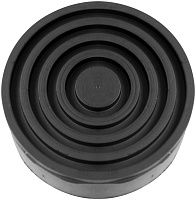 Изображение товара Опора резиновая, универсальная "шайба", для подкатных домкратов, D-105 мм, Н-35 мм Ombra OHT1002
