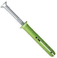 Дюбель-гвоздь 6х60 с потайным бортиком Fischer N-S Green 524847, оцинкованная сталь