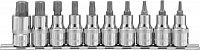 Насадки торцевые 1/2"DR с вставками TORX® на держателе, набор 10 предметов Ombra 912910 