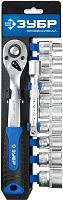 Набор торцовых головок 1/2" ЗУБР ТБ-12Б 27647-H12_z01, 12 шт