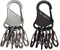Изображение товара Набор карабинов Nite Ize KeyRack Steel KRS-03-01, 6 шт (черные)