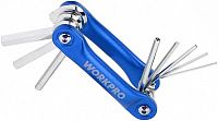 Изображение товара Складной набор шестигранных ключей 1,5-8 мм Workpro WP222024, 8 штук