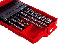 Набор буров по бетону SDS-plus 5, 6, 8х110 мм, 6, 8, 10, 12х160 мм Heller Prefix TD28894, 7 пр