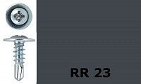 Саморез-клоп с буром 4,2х16 окрашенный, RR 23 (серый)