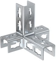 Универсальный уголок для профиля Fischer PFUF 4D 562845, нержавеющая сталь А4