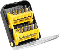 Набор бит SL, PH, PZ, HEX, TX 25 мм, C1/4" Stayer Standard 26085-H20, сталь Cr-V, 20 предметов в боксе