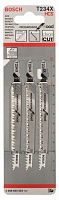 Пилки для лобзика Bosch T234X, 91мм, 3 шт (2608633523) Пилки для лобзика Bosch T234X, 91мм, 3 шт (2608633523)